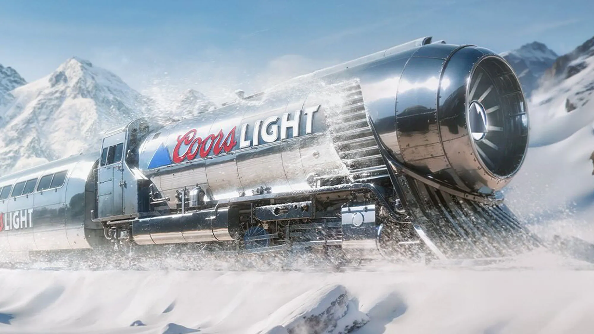 Coors Light Brings Back Classic Beer Train For Super Bowl LVII - Overproof