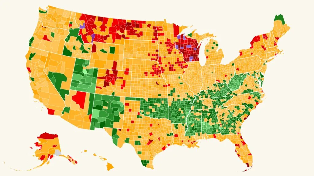 This Interactive Map Ranks Every County in America from Drunkest to ...