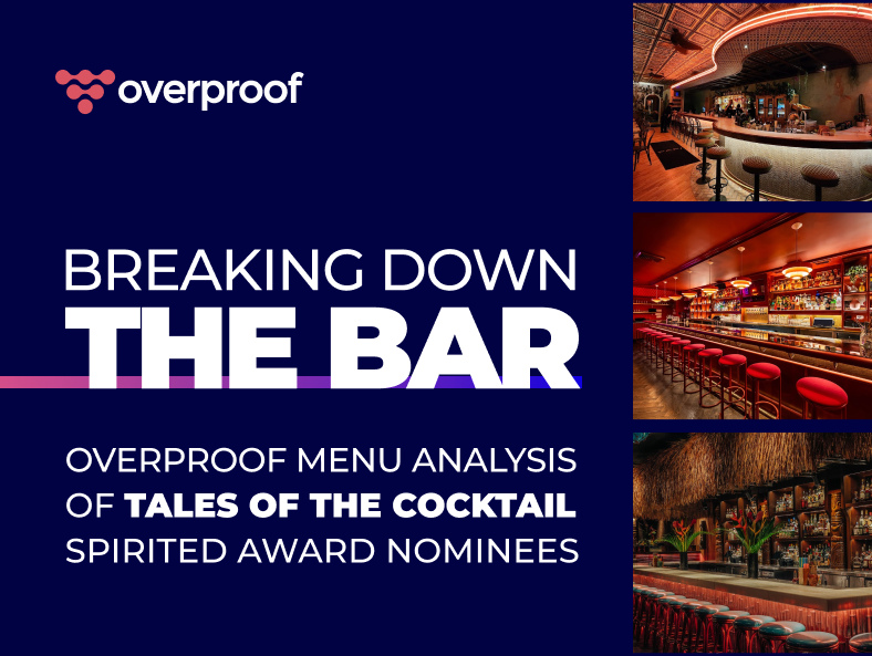 tales of the cocktail 2024 overproof menu analysis of spirited award nominees